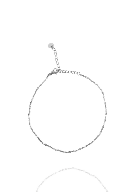 Bracelet cheville Esra argent