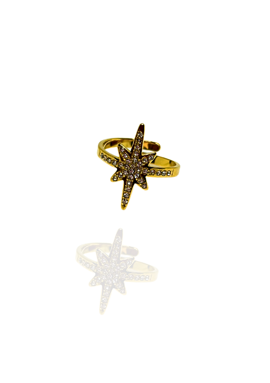 Bague Crystal or