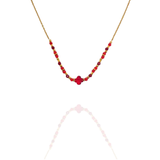 Collier Monelle rouge