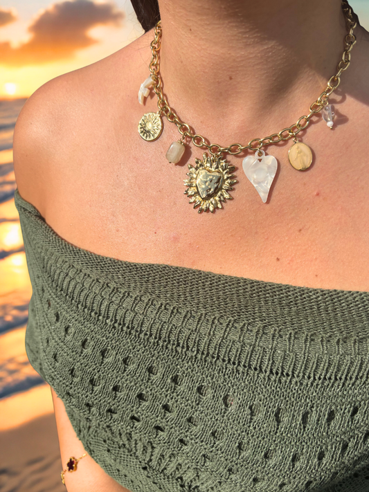 Collier Warmy blanc
