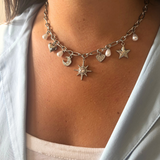 Collier Ambrelune argent