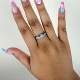 Bague Elisa argent maxi