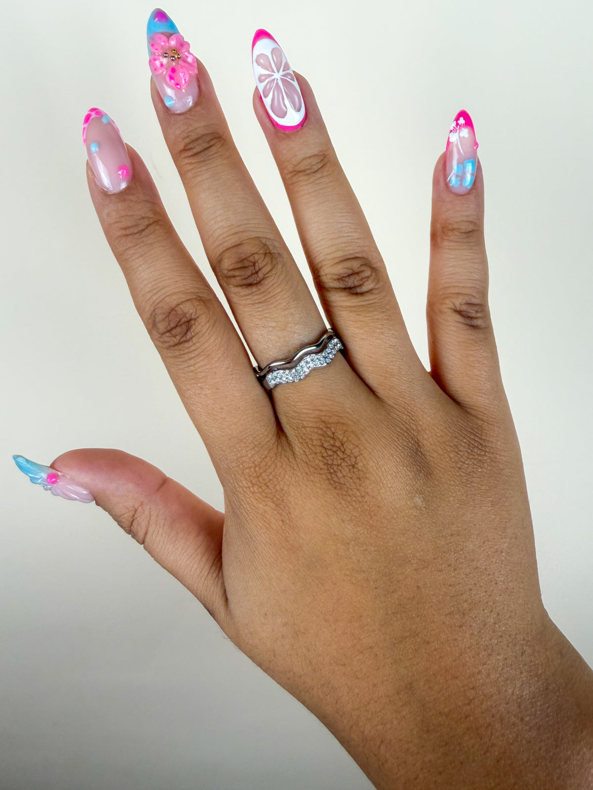 Bague Elisa argent maxi