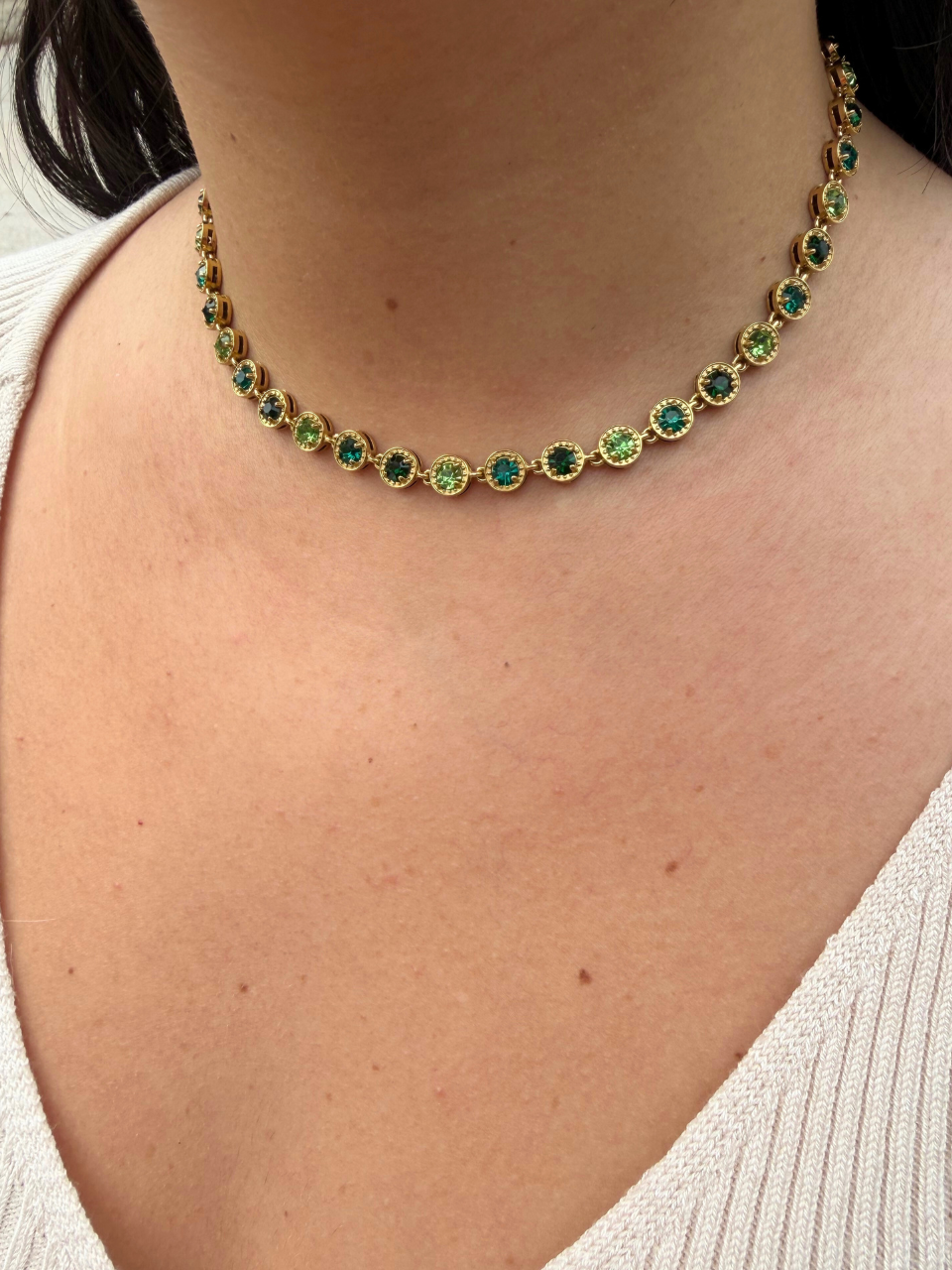 Collier Dilara vert