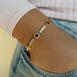 Bracelet Indila rouge