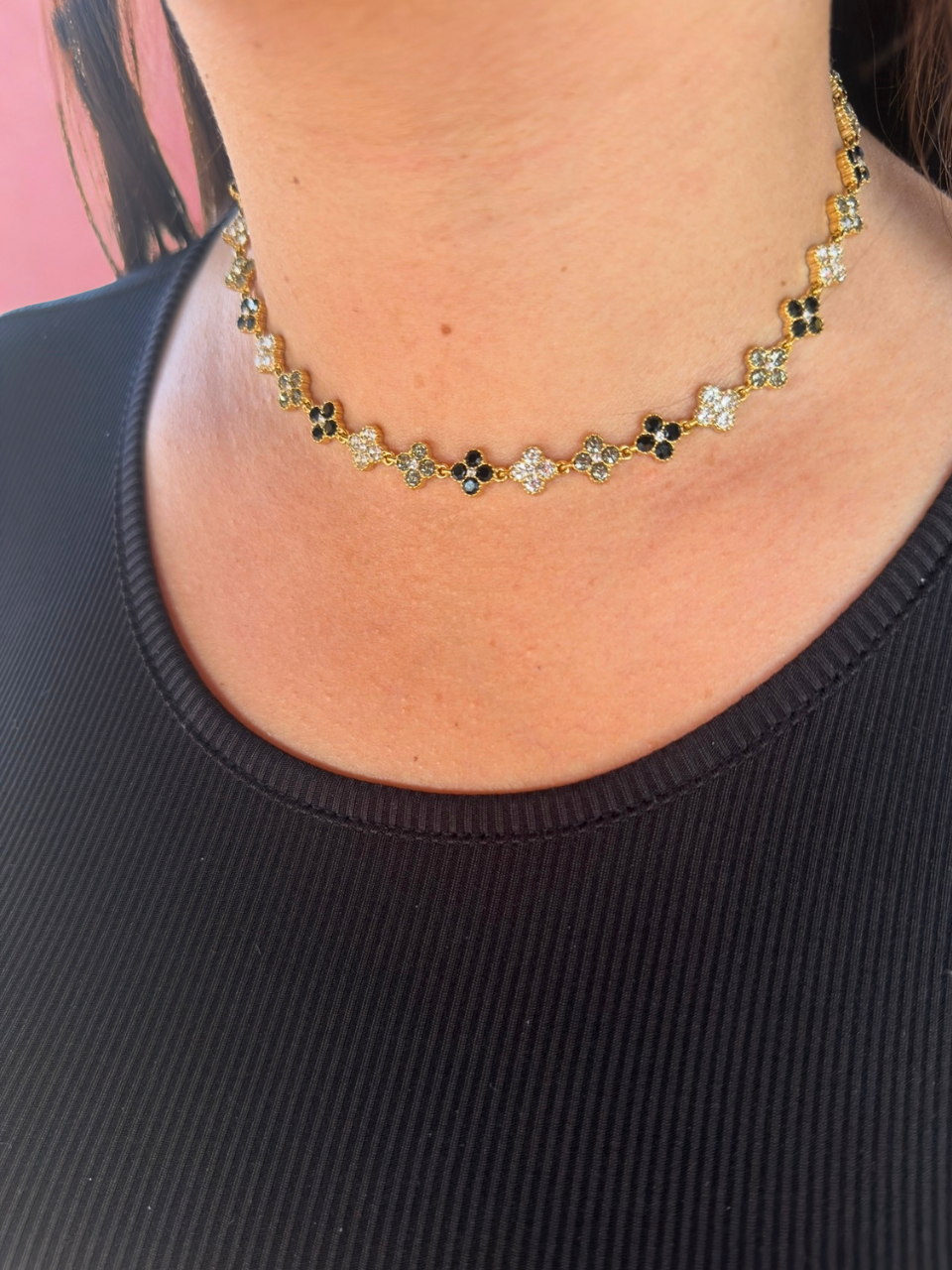 Collier Ambre noir