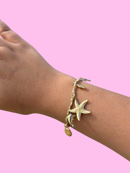 Bracelet Paillote blanc