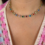 Collier Kourtney multicolore
