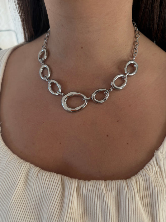 Collier Augusta argent