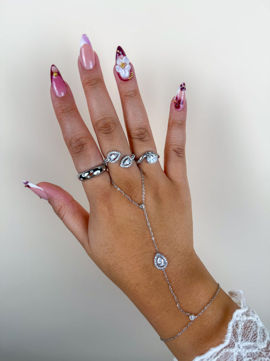 Chaîne de main Bella argent