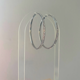 Boucles Diva argent