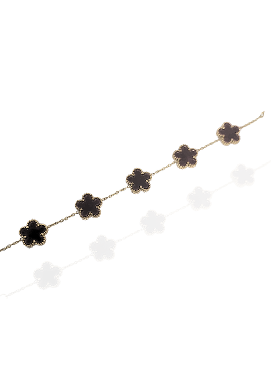 Bracelet Norah noir or