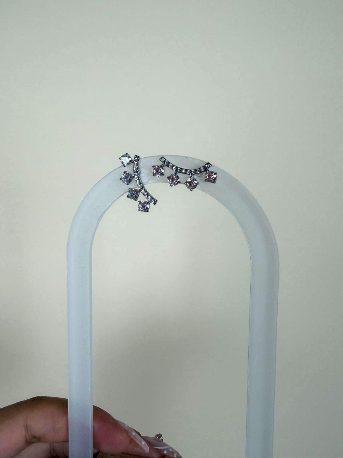 Boucles Lydia argent