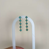 Boucles Ambre bleu ciel