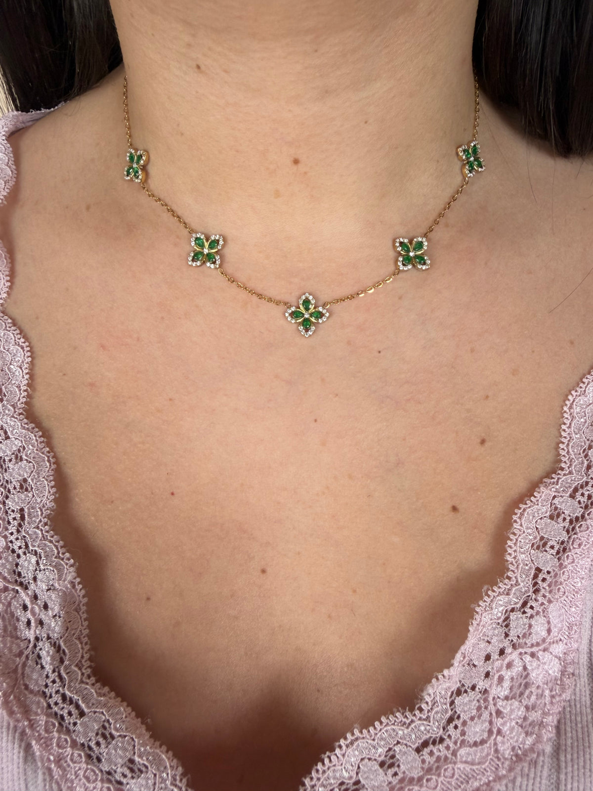 Collier Prestige vert
