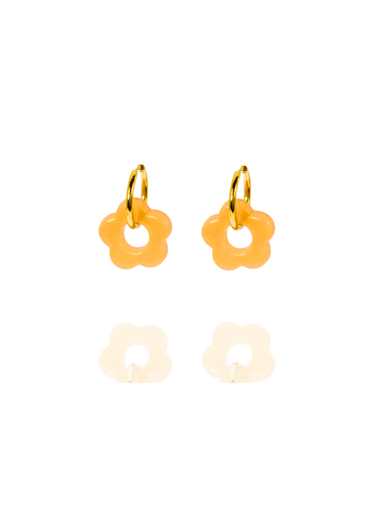 Boucles Capucine orange