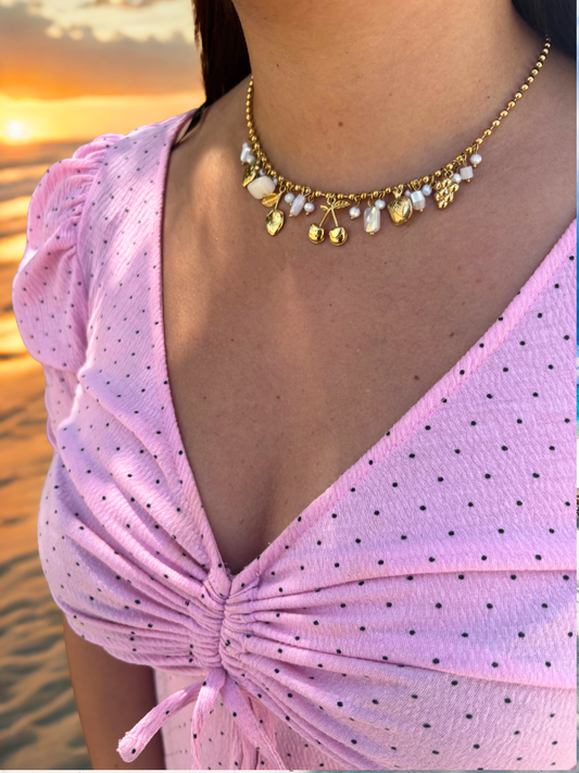 Collier Kelyn blanc