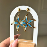 Boucles Ibiza bleues