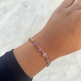 Bracelet Ambre rose