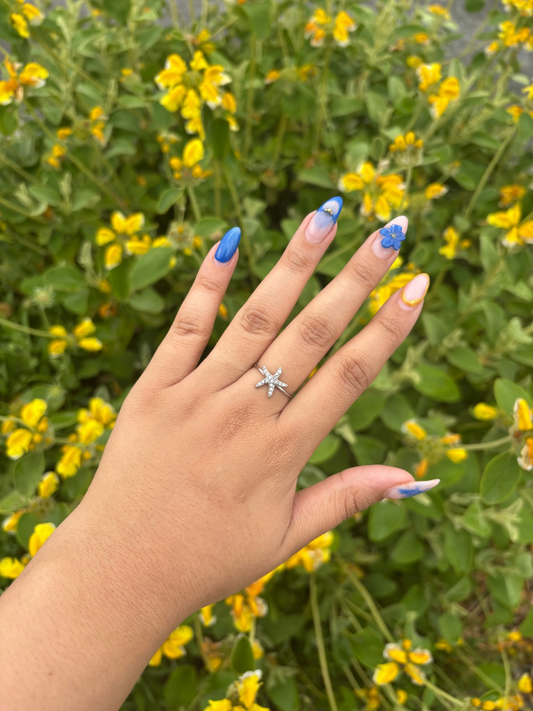 Bague Starfish argent