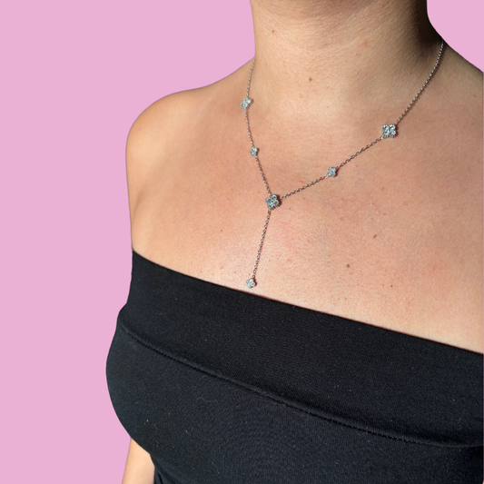 Collier Amy argent