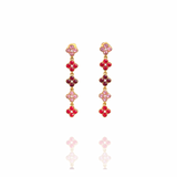 Boucles Ambre bordeaux