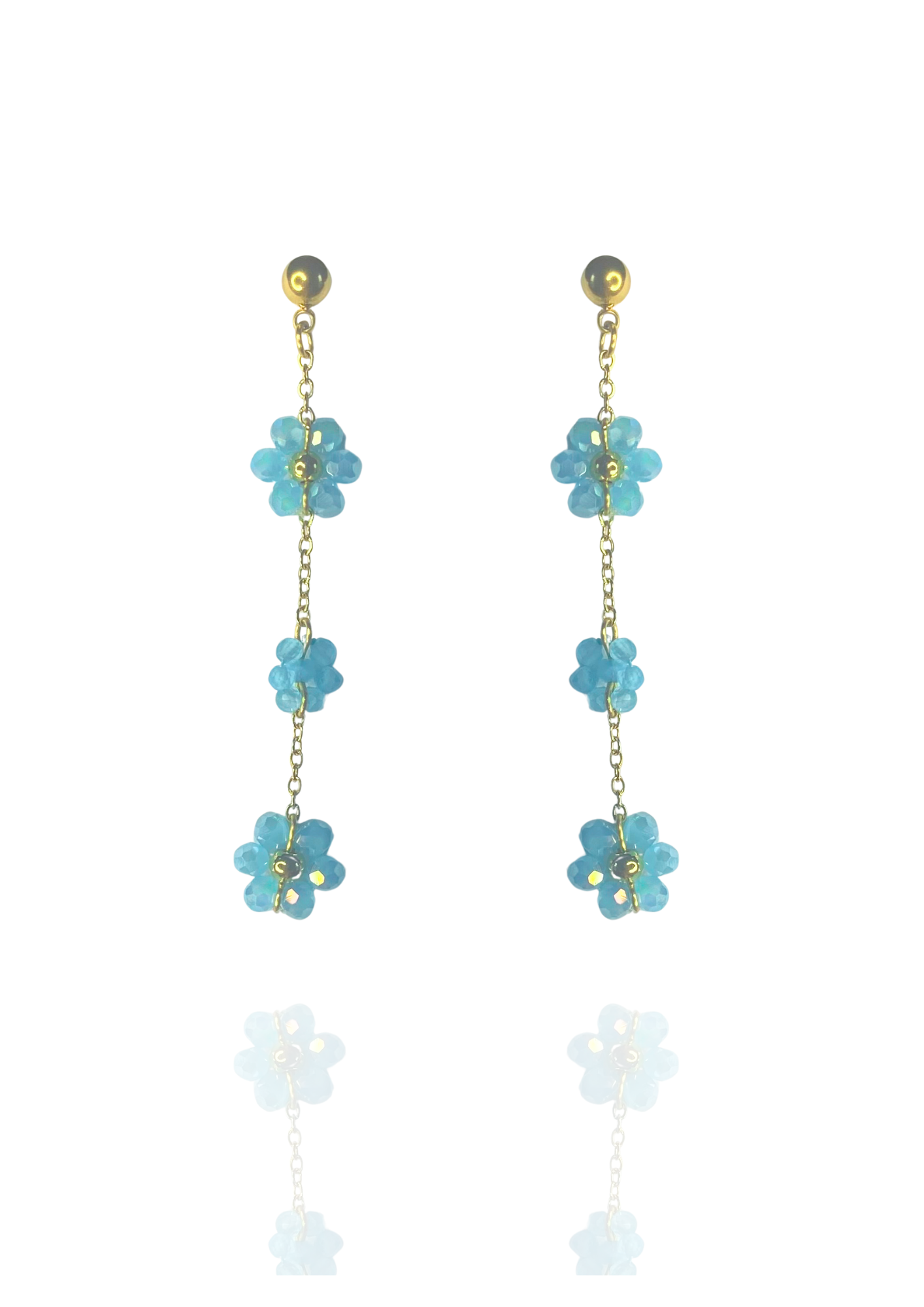 Boucles Marbella bleues