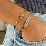 Bracelet Love argent