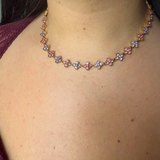 Collier Ambre violet