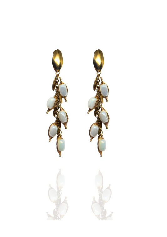 Boucles Sandra blanches