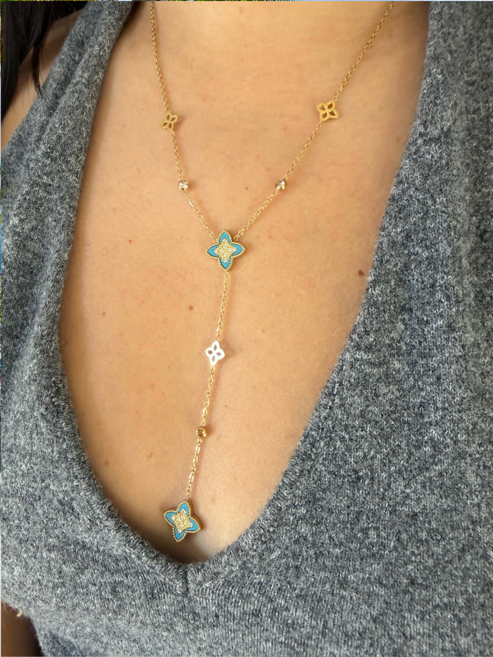 Collier Éternelle bleu