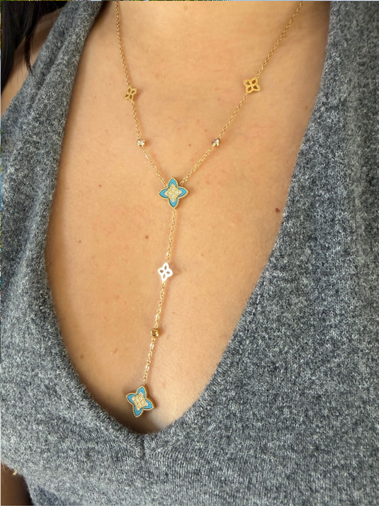 Collier Éternelle bleu