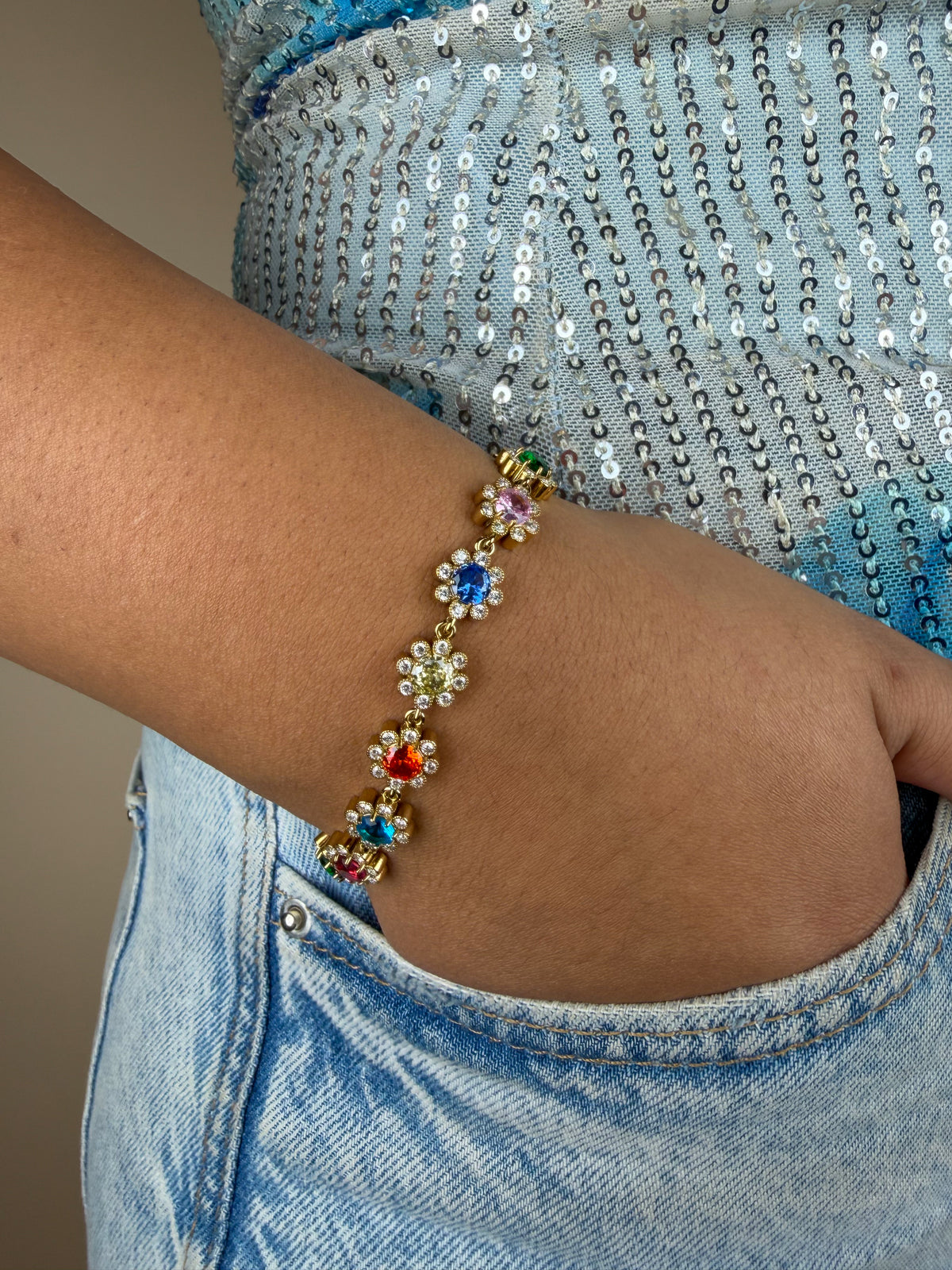 Bracelet Kourtney multicolore