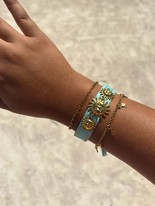 Bracelets Solena bleu