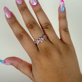 Bague Cristal rose