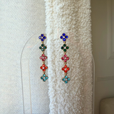 Boucles Ambre multicolore