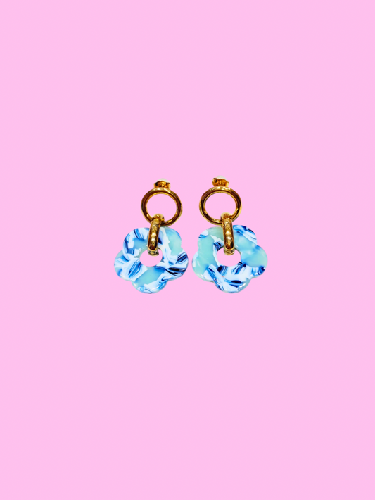 Boucles Noémie bleu