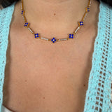 Collier Luccia bleu roi
