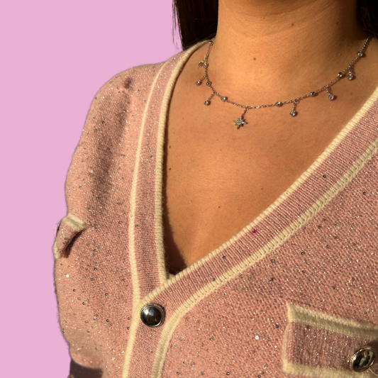 Collier Starlight argent