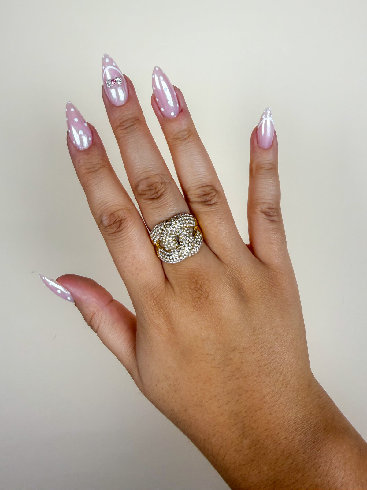 Bague Bling Bling or