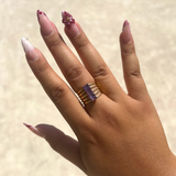 Bague Riham lilas