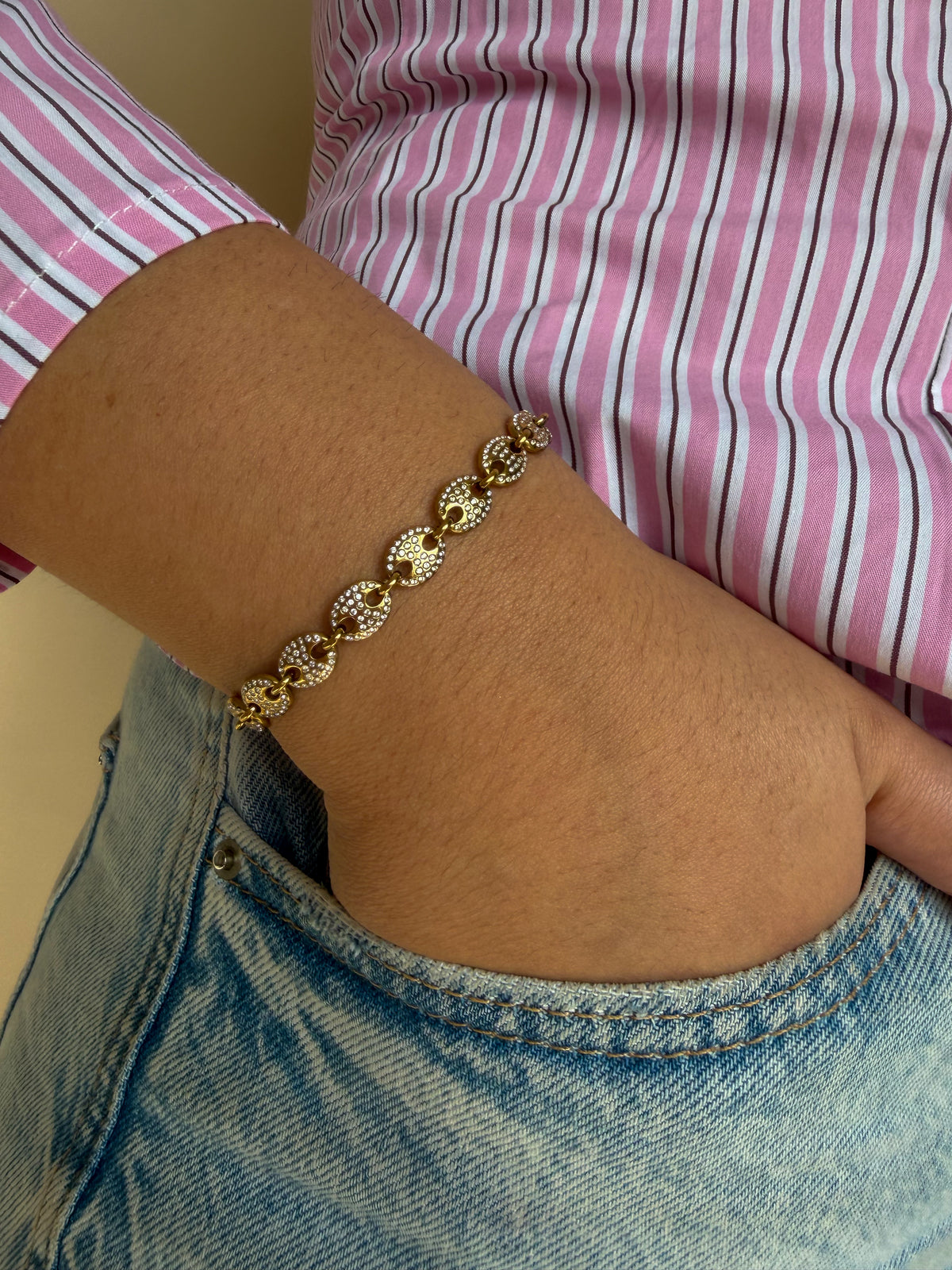 Bracelet Prisme or