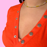 Collier Cyndel jaune