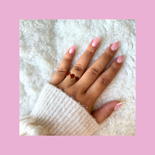 Bague Mandy bordeau