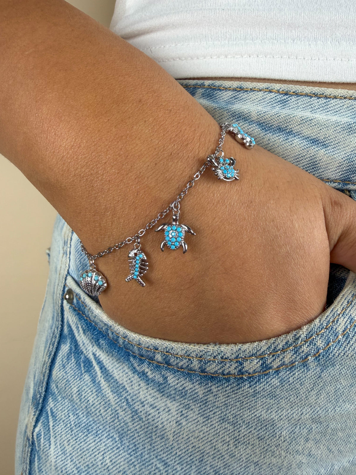 Bracelet Aquaria argent