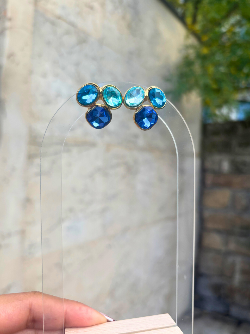 Boucles Kamé bleu