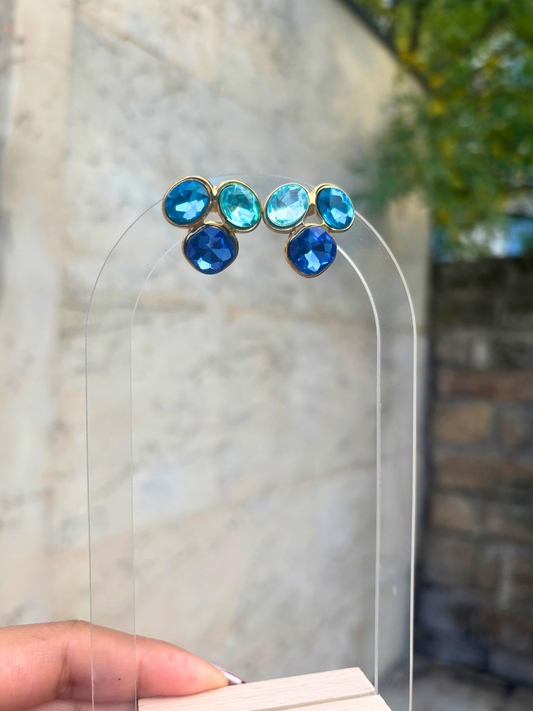 Boucles Kamé bleu