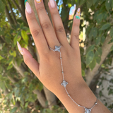 Chaîne de main Alhambra argent