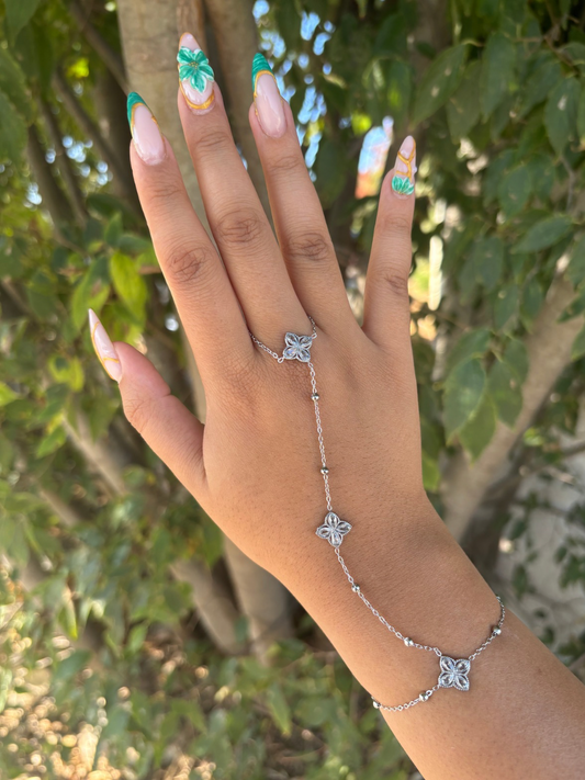 Chaîne de main Alhambra argent