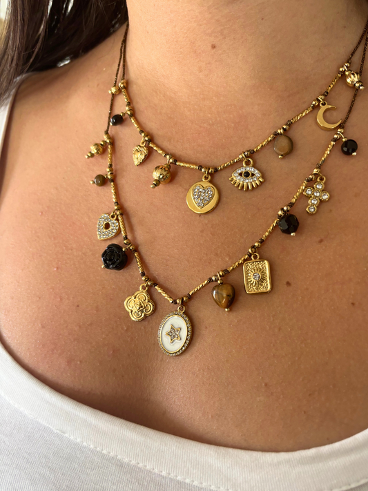 Collier double Roji